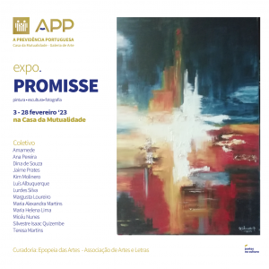 Exposição de pintura “PROMISSE” da Epopeia das Artes, na Casa da Mutualidade