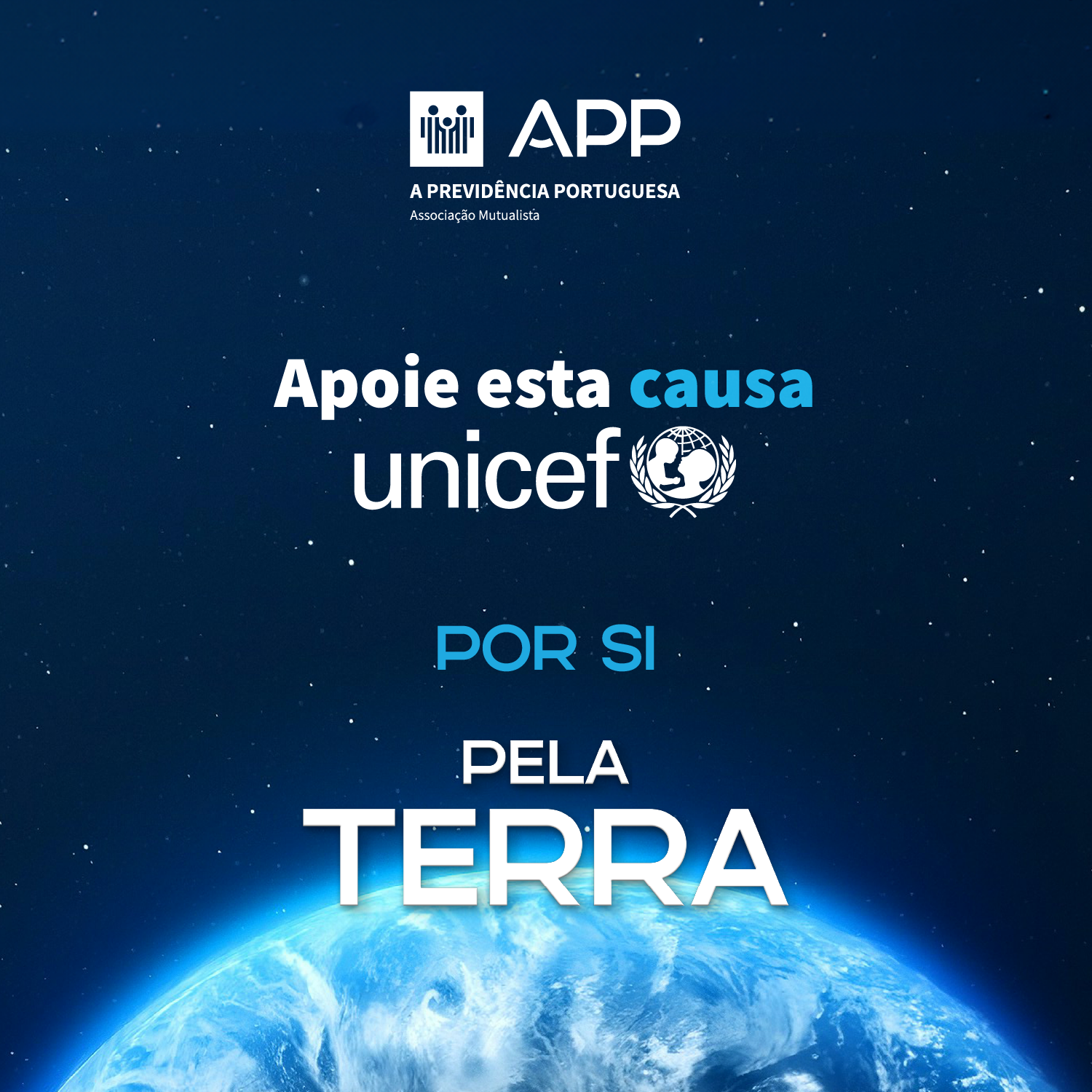 Apoiar a UNICEF – Por si, pela Terra