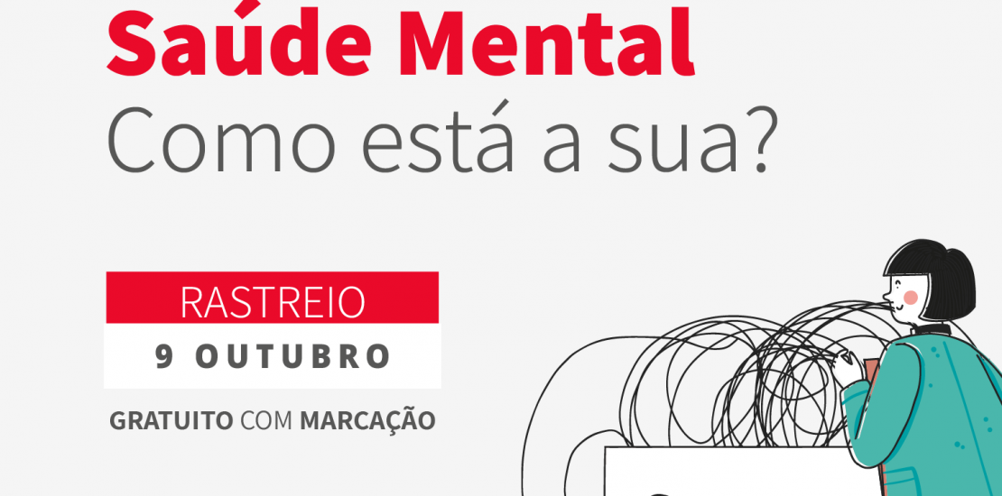 imagem de uma pessoa a mexer num rodilho de linhas de um novelo da cabeça de outra pessoa, aludindo à complexidade da Saúde Mental